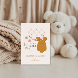 personalisierte Geburtskarte Geburtskarte Baby Babykarte personalisiert Glückwunschkarte Geburt Karte zur Geburt Baby Glückwunschkarte Geburtsgeschenk Karte Willkommenskarte Baby, personalisierte Karte zur Geburt eines Babys individuelle Glückwunschkarte zur Geburt