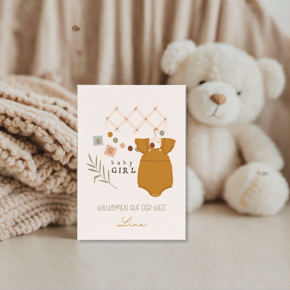 Personalisierte Geburtstagskarte personalisierte Geburtskarte Geburtskarte Baby Babykarte personalisiert Glückwunschkarte Geburt Karte zur Geburt Baby Glückwunschkarte Geburtsgeschenk Karte Willkommenskarte Baby, personalisierte Karte zur Geburt eines Babys individuelle Glückwunschkarte zur Geburt