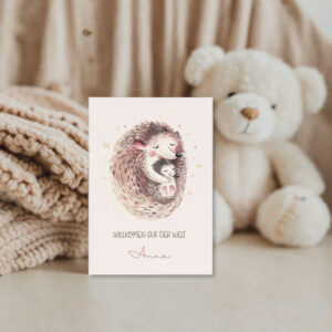 personalisierte Geburtskarte Geburtskarte Baby Babykarte personalisiert Glückwunschkarte Geburt Karte zur Geburt Baby Glückwunschkarte Geburtsgeschenk Karte Willkommenskarte Baby, personalisierte Karte zur Geburt eines Babys individuelle Glückwunschkarte zur Geburt