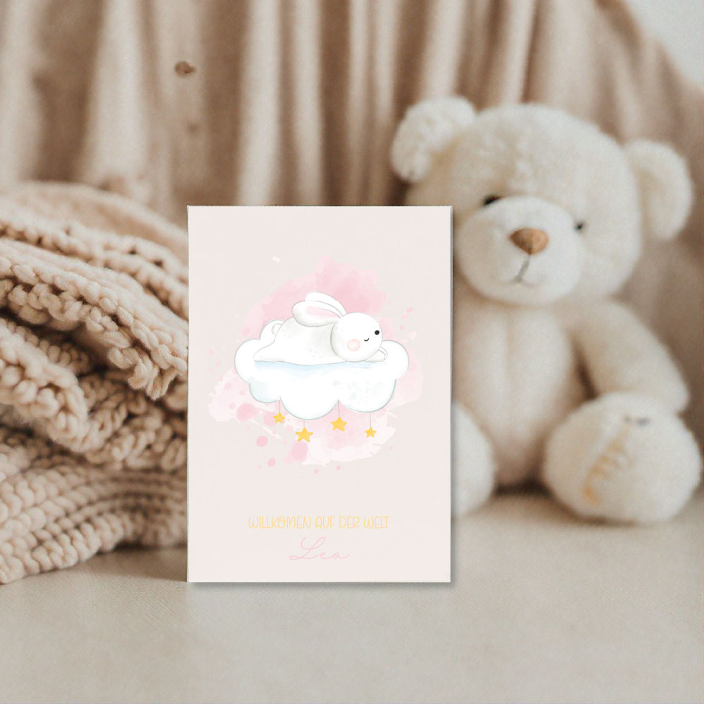 Personalisierte Geburtstagskarte personalisierte Geburtskarte Geburtskarte Baby Babykarte personalisiert Glückwunschkarte Geburt Karte zur Geburt Baby Glückwunschkarte Geburtsgeschenk Karte Willkommenskarte Baby, personalisierte Karte zur Geburt eines Babys individuelle Glückwunschkarte zur Geburt