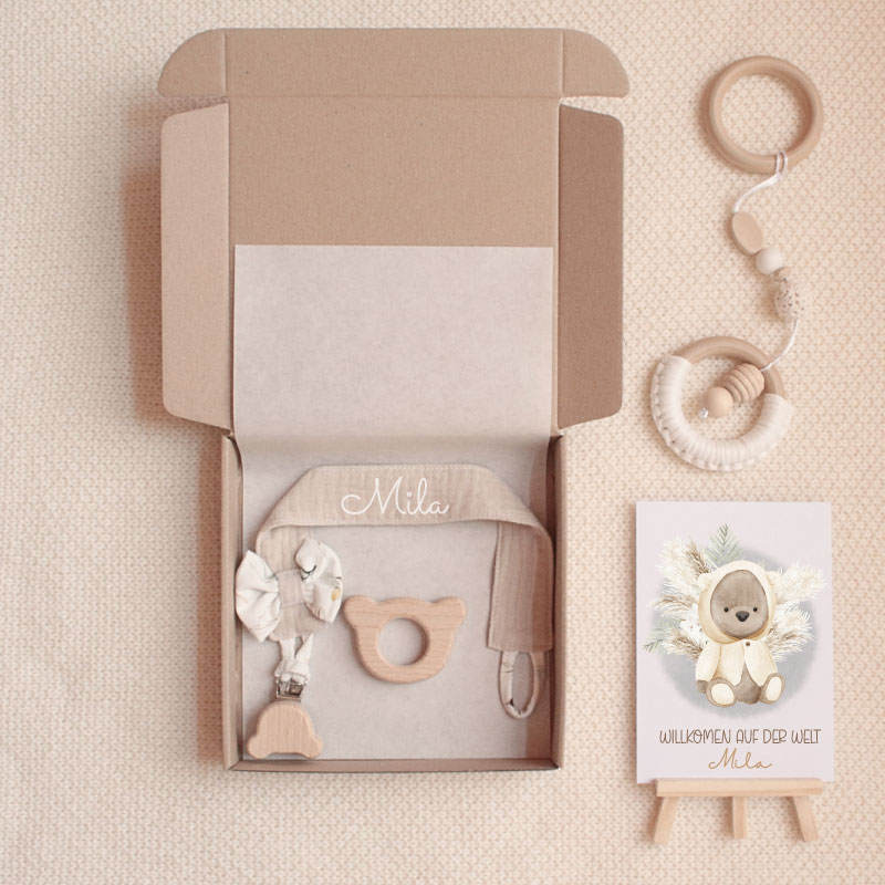 mali-medi Geschenk zur Geburt personalisiertes Geschenk Baby Geschenk Geburtsgeschenk Geschenk für Neugeborene personalisiertes Babygeschenk Geschenk mit Namen Geburtsdatum Geschenk individuelles Geschenk Baby Baby Andenken Erinnerung an die Geburt personalisierte Kuscheldecke Babydecke mit Namen personalisiertes Stofftier