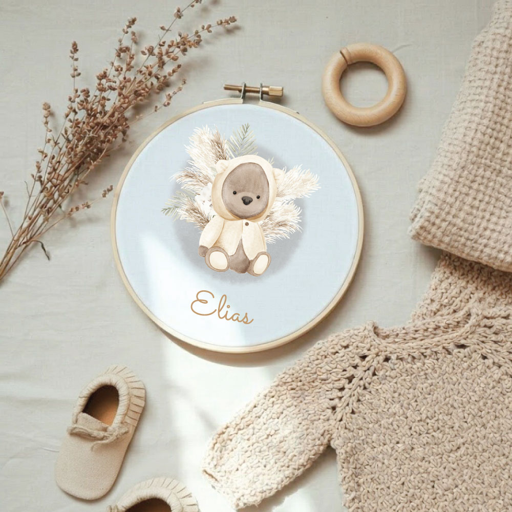 Dekorativer Kreis Dekorativer Kreis, Baby Dekoration, personalisiertes Geschenk Baby, Wanddeko Babyzimmer, personalisierte Wanddeko Kinderzimmer Dekoration, Namensschild Baby, personalisierter dekorativer Kreis mit Name, individuelle Babyzimmer Deko mit Geburtsdaten, Kreis aus Holz mit Namen für das Kinderzimmer