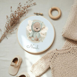 Dekorativer Kreis, Baby Dekoration, personalisiertes Geschenk Baby, Wanddeko Babyzimmer, personalisierte Wanddeko Kinderzimmer Dekoration, Namensschild Baby, personalisierter dekorativer Kreis mit Name, individuelle Babyzimmer Deko mit Geburtsdaten, Kreis aus Holz mit Namen für das Kinderzimmer