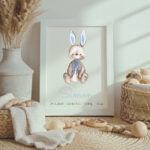 Geburtsdaten Poster, personalisiertes Poster Baby Poster Geschenk zur Geburt personalisiertes Babygeschenk Kinderzimmer Deko Poster mit Namen Geburtsanzeige Poster Baby Geschenkidee Geburtstagsgeschenk Baby, personalisiertes Geburtsdaten Poster für Neugeborene individuelles Baby Poster mit Name, Geburtsdatum und Uhrzeit, Babyzimmer Dekoration Poster mit Geburtsdaten