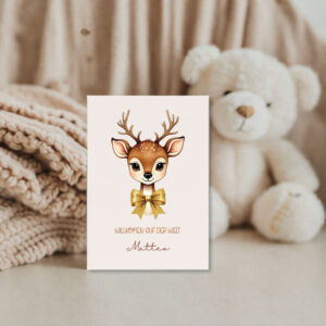 personalisierte Geburtskarte Geburtskarte Baby Babykarte personalisiert Glückwunschkarte Geburt Karte zur Geburt Baby Glückwunschkarte Geburtsgeschenk Karte Willkommenskarte Baby, personalisierte Karte zur Geburt eines Babys individuelle Glückwunschkarte zur Geburt