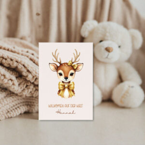 personalisierte Geburtskarte Geburtskarte Baby Babykarte personalisiert Glückwunschkarte Geburt Karte zur Geburt Baby Glückwunschkarte Geburtsgeschenk Karte Willkommenskarte Baby, personalisierte Karte zur Geburt eines Babys individuelle Glückwunschkarte zur Geburt