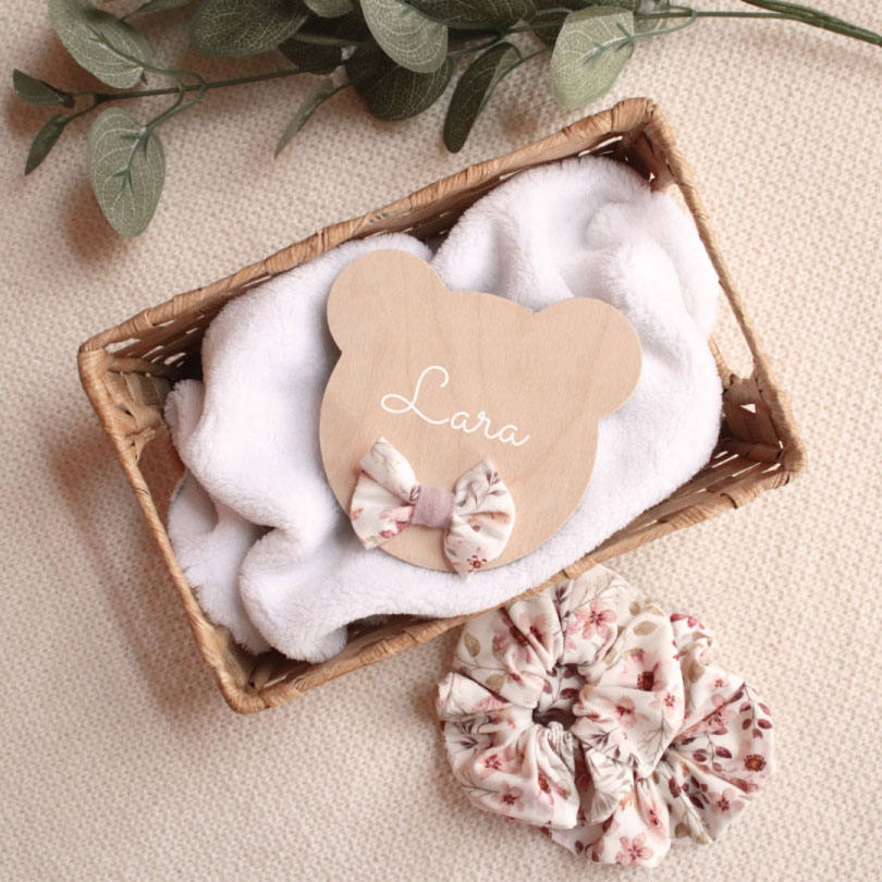 Erinnerungskarte Holz-Erinnerungskarte, Holzkarte personalisiert, Holzkarte mit Namen und Datum, Geschenkidee Holzkarte, Holzkarte Baby / Geburt