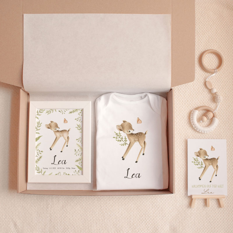 srnica REH Geschenk zur Geburt personalisiertes Geschenk Baby Geschenk Geburtsgeschenk Geschenk für Neugeborene personalisiertes Babygeschenk Geschenk mit Namen Geburtsdatum Geschenk individuelles Geschenk Baby Baby Andenken Erinnerung an die Geburt personalisierte Kuscheldecke Babydecke mit Namen personalisiertes Stofftier